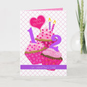 バレンタインデーに12歳|誕生日 カード (正面)