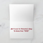 バレンタインデーに「キス」を求める夫 シーズンカード (内部)