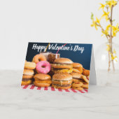 バレンタインデーに**食べ物**よりあなたのことが「大好き」 カード (黄色い花)