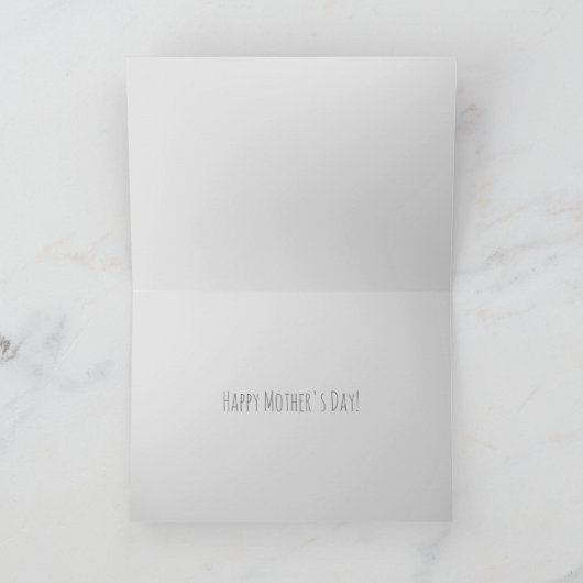 バレンタインデーのお母さん愛写真 シーズンカード (内部)