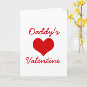 バレンタインデーのお父さんのバレンタイン カード (黄色い花)