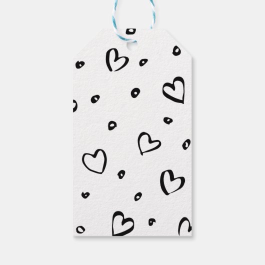 バレンタインデーのお祝い ギフトタグ (裏面)