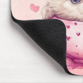 バレンタインデーのお菓子のかわいい子猫 マウスパッド (コーナー)