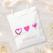 バレンタインデーのお願いバッグ フェイバーバッグ (クリップ留めされた状態)