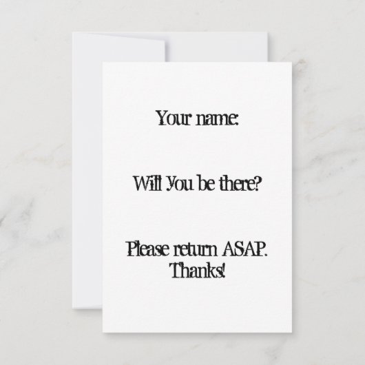 バレンタインデーのかわいい壊れたハートを棺桶に 招待状 (裏面)