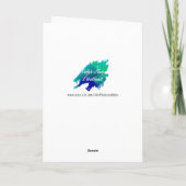 バレンタインデーのかわいい カード (裏面)