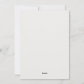 バレンタインデーのことわざママとパパ シーズンカード (裏面)