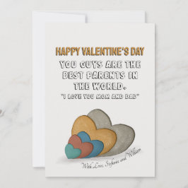 バレンタインデーのことわざママとパパ シーズンカード
