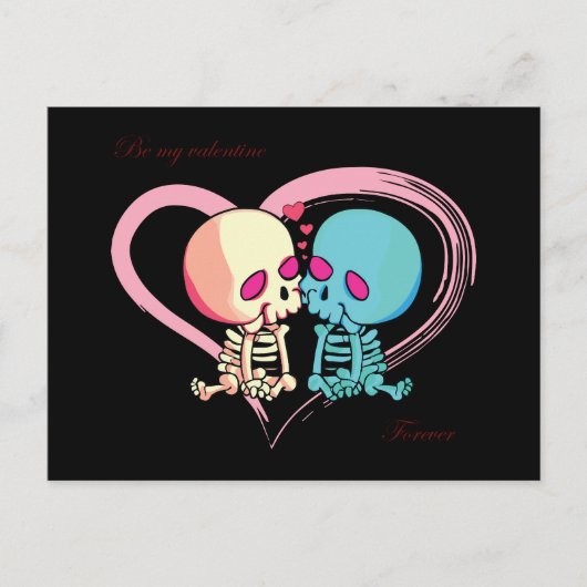 バレンタインデーのために永遠に私のバレンタインデー。 ポストカード (正面)