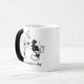 バレンタインデーのための美しいコーヒーマグ モーフィングマグカップ (正面左)