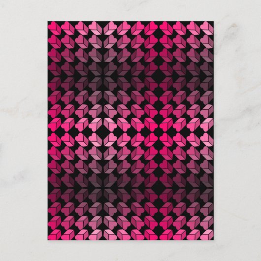 バレンタインデーのはがき ポストカード (正面)