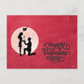 バレンタインデーのはがき – 特別な愛のメッセージ シーズンポストカード (裏面)