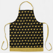 バレンタインデーのひずんだハート エプロン (正面)
