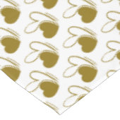 バレンタインデーのひずんだハート テーブルクロス (アングル)