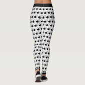 バレンタインデーのひずんだハート レギンス (裏面)