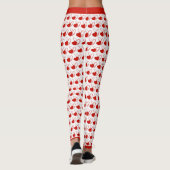 バレンタインデーのひずんだハート レギンス (裏面)