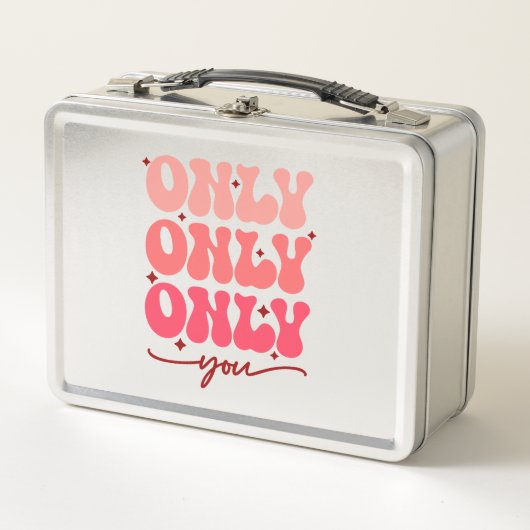 バレンタインデーのみ メタルランチボックス (正面)