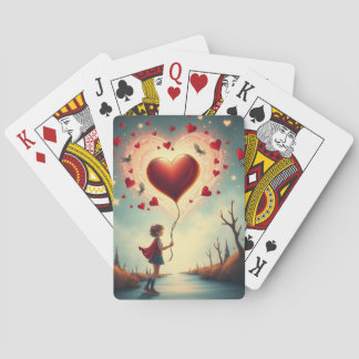 バレンタインデーのめっきカード トランプ