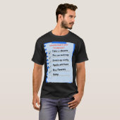 バレンタインデーのやることリスト: Tシャツ (正面フル)