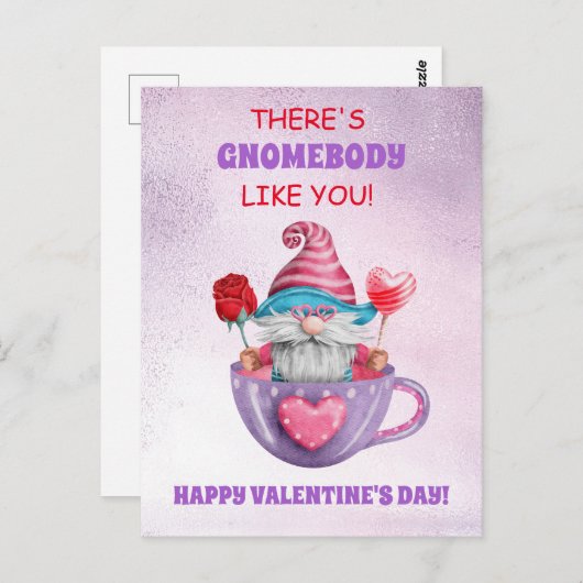 バレンタインデーのようなグノーメボディだ ポストカード (正面/裏面)