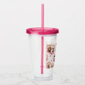 バレンタインデーのアニメ アクリルタンブラー (右)