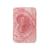 バレンタインデーのイラストレーション バスマット (正面縦)