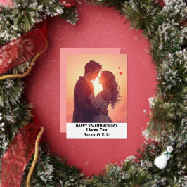 バレンタインデーのオリジナルギフト 箔シーズンカード