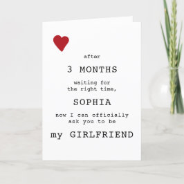 バレンタインデーのオリジナルタイポグラフィを作成 シーズンカード