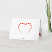 バレンタインデーのカエル カード (裏面)