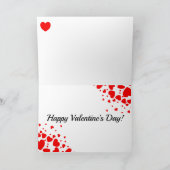 バレンタインデーのカエル カード (内部)