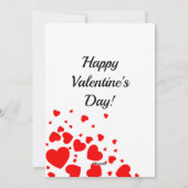 バレンタインデーのカエル シーズンカード (裏面)