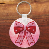 バレンタインデーのカスタマイズギフト キーホルダー (裏面)