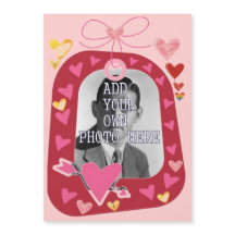バレンタインデーのカスタマイズ可能な磁気カード – ギフト