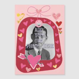 バレンタインデーのカスタマイズ可能な磁気カード – ギフト