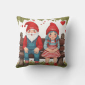 バレンタインデーのカスタマイズ枕 クッション (裏面)