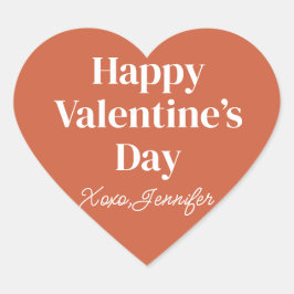 バレンタインデーのカスタムギフト ハートシール