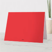 バレンタインデーのカスタム写真コラージュ 大 カード (裏面)