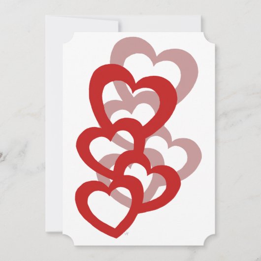 バレンタインデーのカスタム招待状 招待状 (正面)