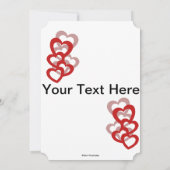 バレンタインデーのカスタム招待状 招待状 (裏面)