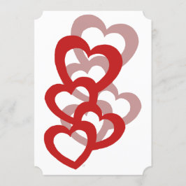 バレンタインデーのカスタム招待状 招待状