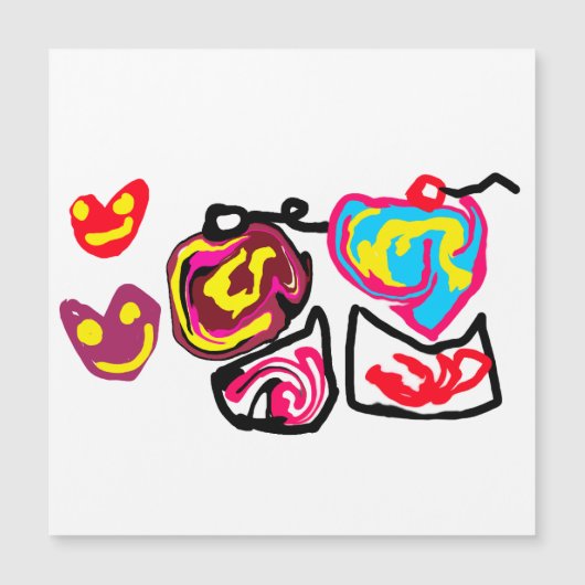 バレンタインデーのカップケーキ (正面)