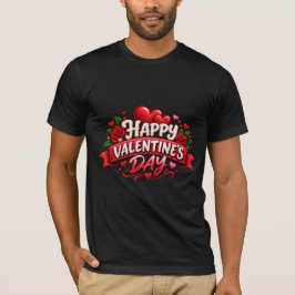 バレンタインデーのカップルおそろい Tシャツ