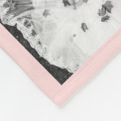 バレンタインデーのカップル写真ギフト写真コラージュ フリースブランケット (角)