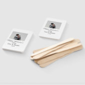 バレンタインデーのカップル写真 モダン シンプル t ハンドファン (組立なし)