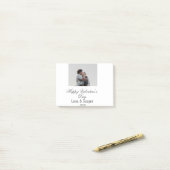 バレンタインデーのカップル写真 モダン シンプル t ポストイット (デスク上)