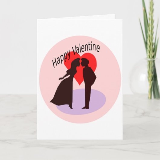 バレンタインデーのカップル シーズンカード (正面)