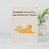 バレンタインデーのカードから犬の母カード シーズンカード (スタンド正面)