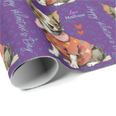 バレンタインデーのカードにかわいいチワワ。 ラッピングペーパー (ロールコーナー)