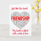 バレンタインデーのカードに愛を込めて カード (黄色い花)