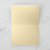 バレンタインデーのカードに花粉を付ける サンキューカード (内部)